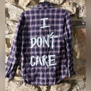 FOX racing motocross long sleeve button up shirt XS